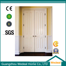 White Steel Primed MDF/HDF Wooden Security Door (WHB04)